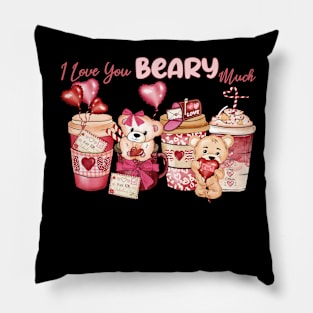 i love you beary much Pillow