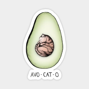 Avo-cat-o Magnet