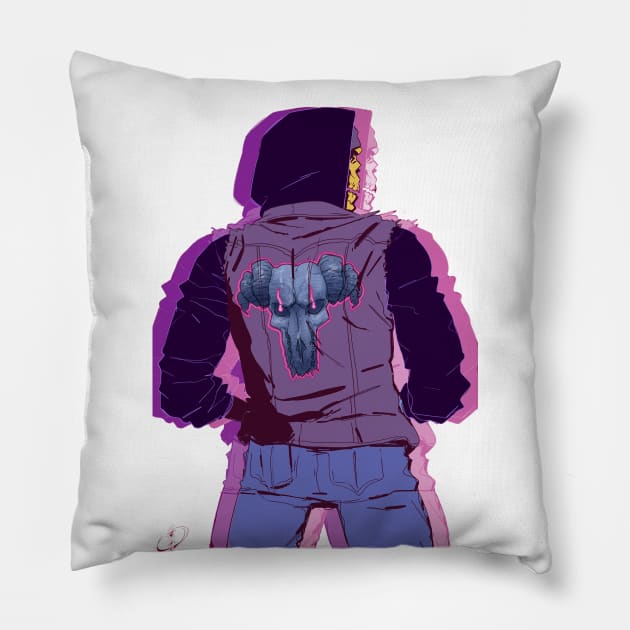 Skeletor Pillow by pink basket