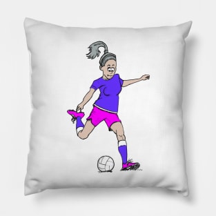 Womens football Pillow