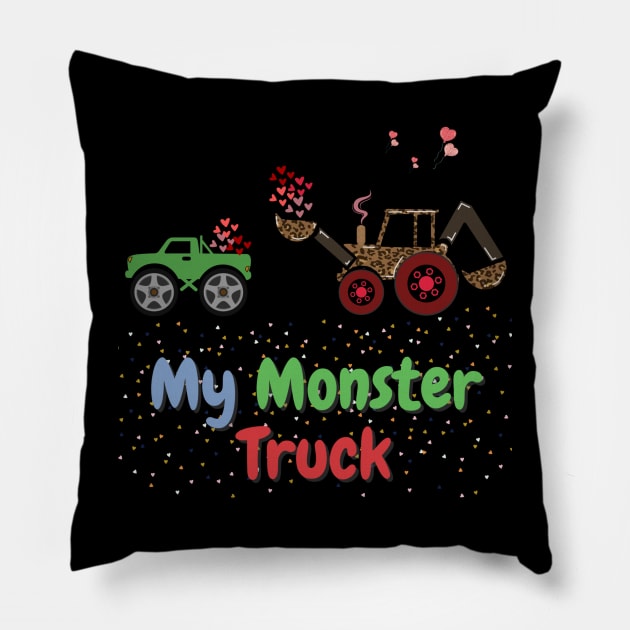 My Monster Truck Pillow by HALLSHOP