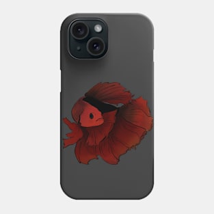 Red Betta Phone Case