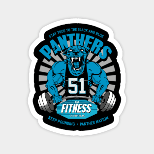 Panthers Fitness Magnet