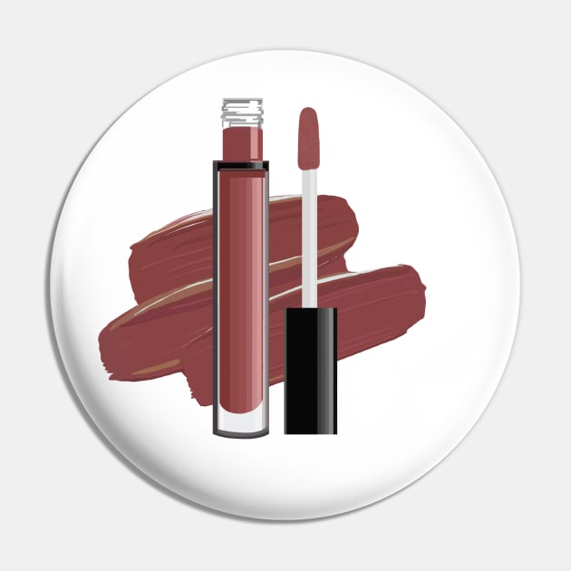 Lip Gloss Pin by smoochugs