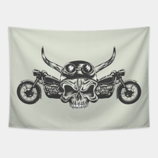 motorcycle gang riders Tapestry