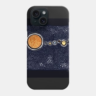 Solar System View from Planet Nine Phone Case