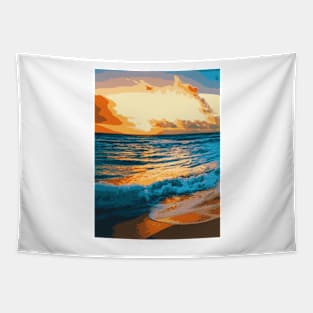 Pearl Beach Sunset - Landscape Tapestry