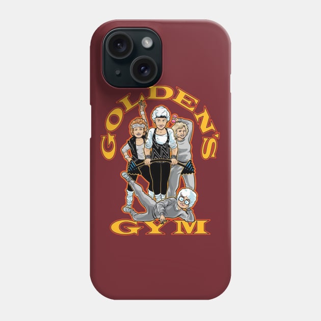 Golden Age For Golden Gym Phone Case by thewholewhore art.