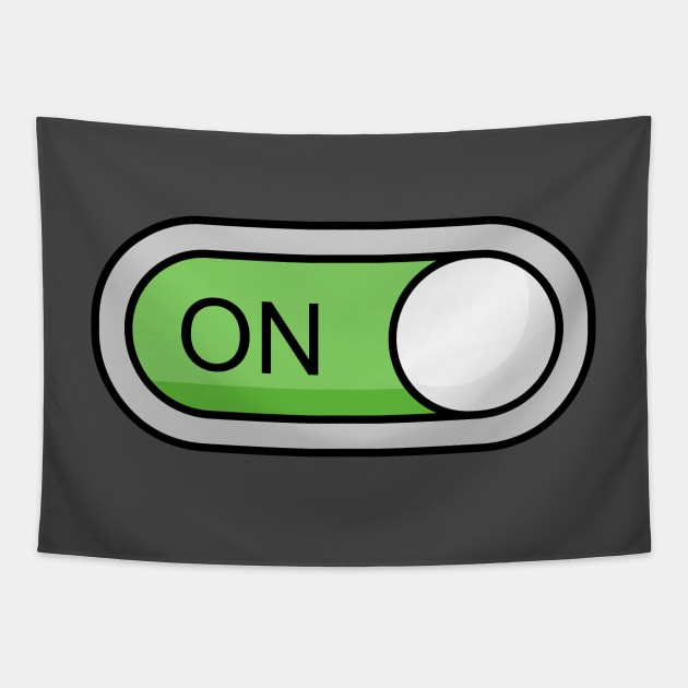 On Toggle Button Tapestry by THP Creative