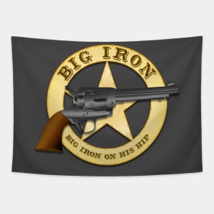 Big Iron, Big Iron on his hip Tapestry