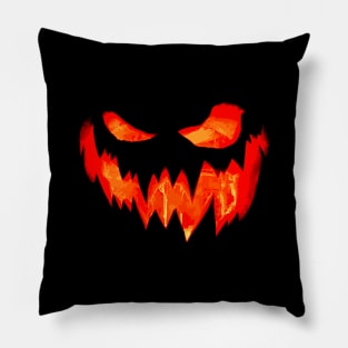 Halloween Pumpkin Face #2 Pillow