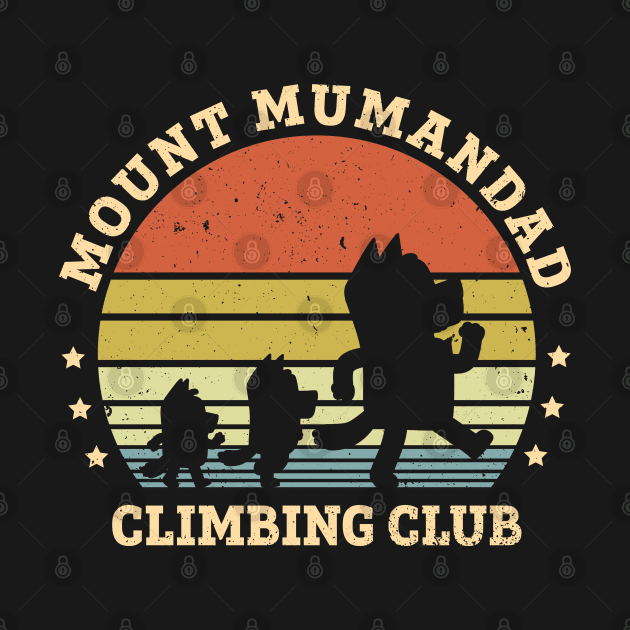 Mount Mumandad Climbing Club Retro by Symmetry Stunning Portrait