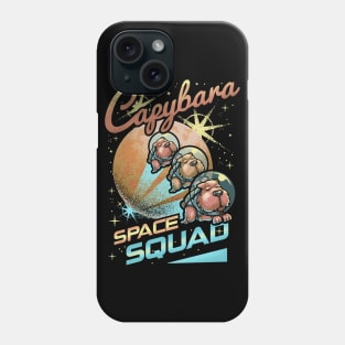 Capybara Space Squad Phone Case