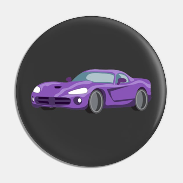 Cars Purple One Pin by Socity Shop