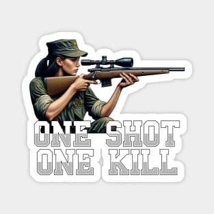 Sniper Girl Magnet