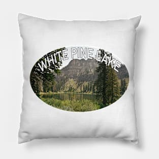 White Pine Lake Logan Canyon Utah Pillow