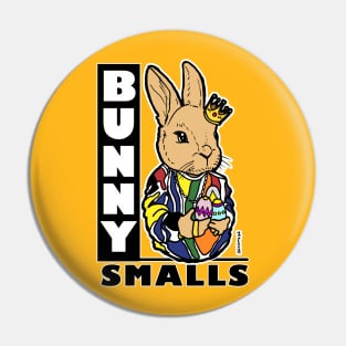 Bunny Smalls Easter Bunny Rabbit Rap Themed Art Pin