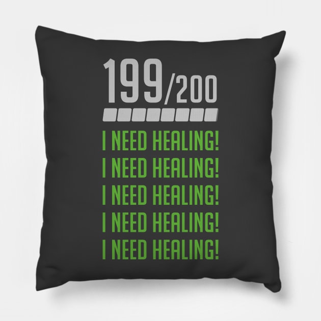 Overwatch - I Need Healing Pillow by alcateiaart