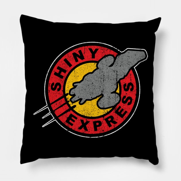 Shiny Express (Variant) Pillow by huckblade