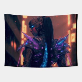 Cyber Angel Tapestry