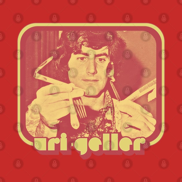 Uri Geller // Retro Spoon Bending Design by DankFutura