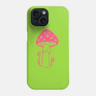 skull cap pink Phone Case