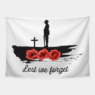 Lest We Forget Remembrance Armistice Day Tapestry