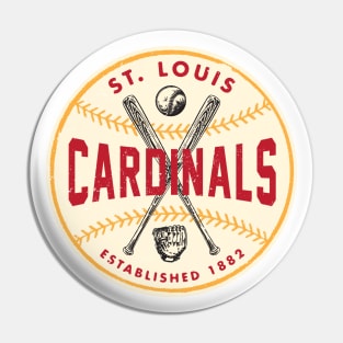 Vintage St. Louis Cardinals 3 by Buck Tee Originals Pin