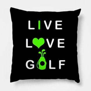 Live Love Golf Pillow