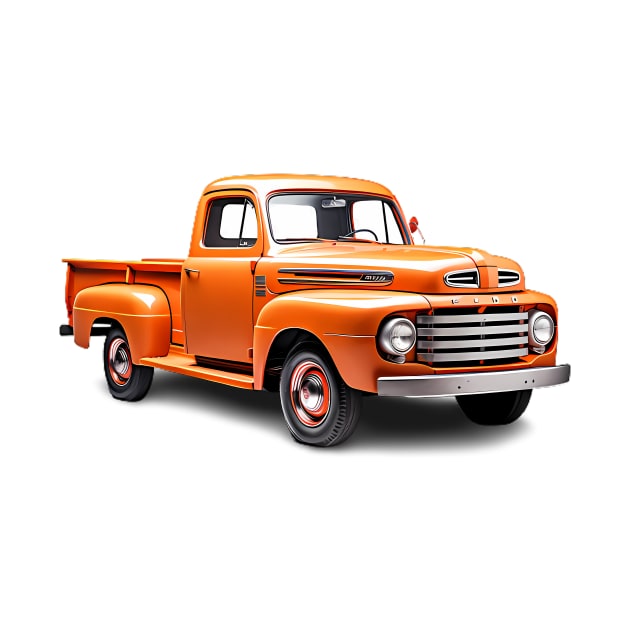 Vintage Car - Ford F Series (1948–1952) by Keciu's Shop