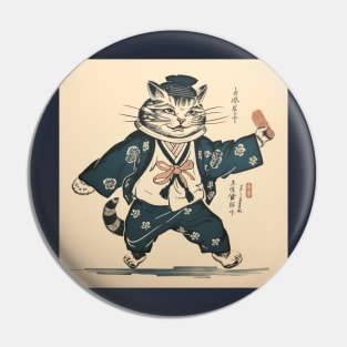 Edo cat Pin