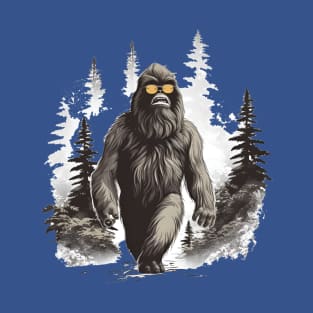 Dope Sasquatch in Nature T-Shirt