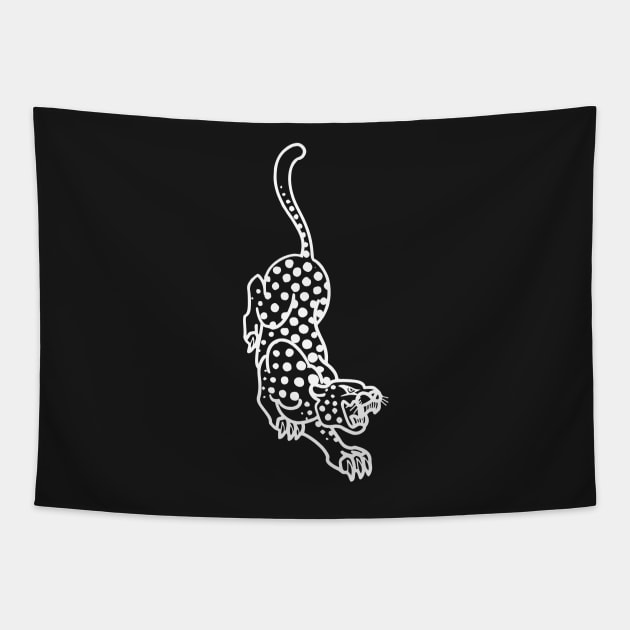 jaguar tattoo Tapestry by HAUS