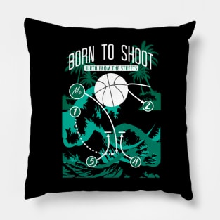 Basketball Born to shoot playbook 10 Pillow