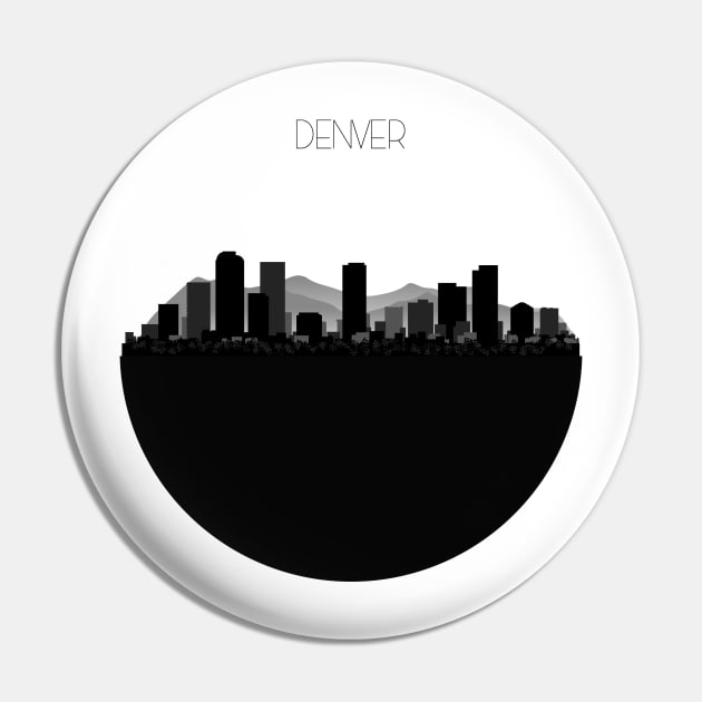 Denver Skyline Pin by inspirowl