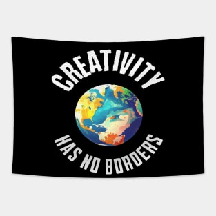 Creativity Has No Borders Tapestry