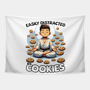 Easily Distracted By Cookies - Zen Tapestry