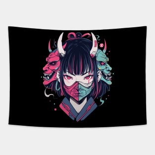 geisha demon Tapestry