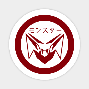 Monster In Red 2 Magnet