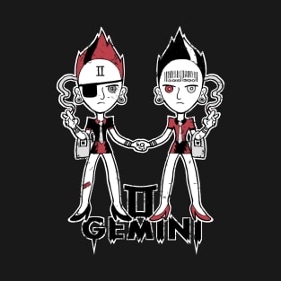 Creepy Cute Zodiac - Gemini 1.0 T-Shirt