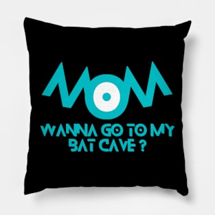 Go To The Bat Cave Pillow