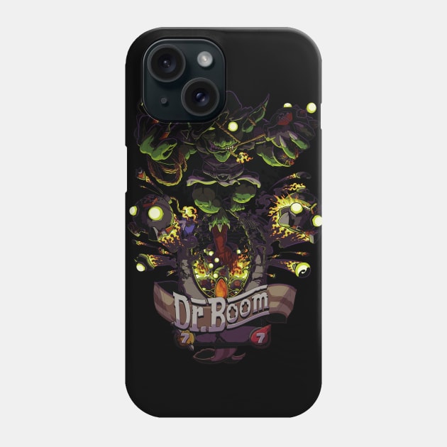 Unofficial Dr Boom Tribute Tee Phone Case by peanutgolem