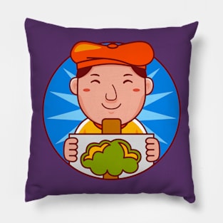 Artist Man Pillow