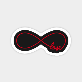 Never ending love, infinity sign Magnet