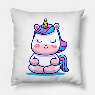 Cute Unicorn Meditation Pillow