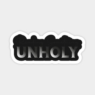 Reading Something Unholy Book Lover Sticker Bookish Vinyl Laptop Decal Booktok Gift Journal Stickers Reading Present Smut Library Spicy Reader Read Magnet