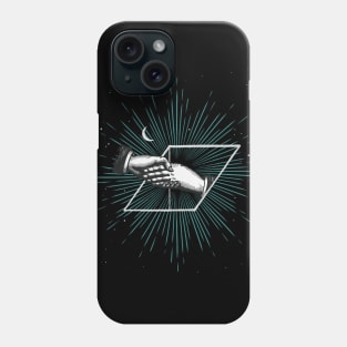 SCI-FI HANDSHAKE Phone Case