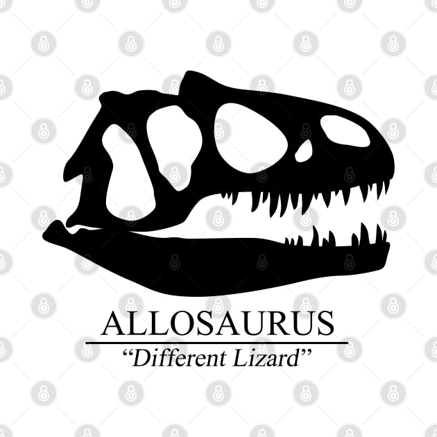 Allosaurus Skull by SakuraDragon