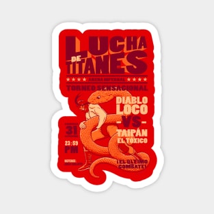 Lucha de Titanes Magnet