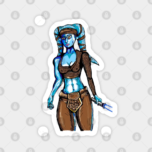 Aayla Secura Magnet by alexrsmith1